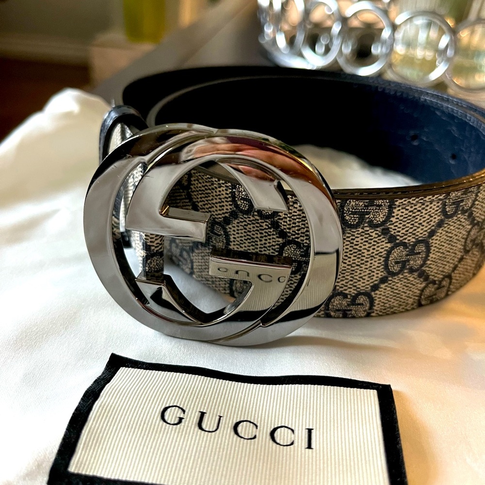 Gucci GG belt authentic size 75-30 inch